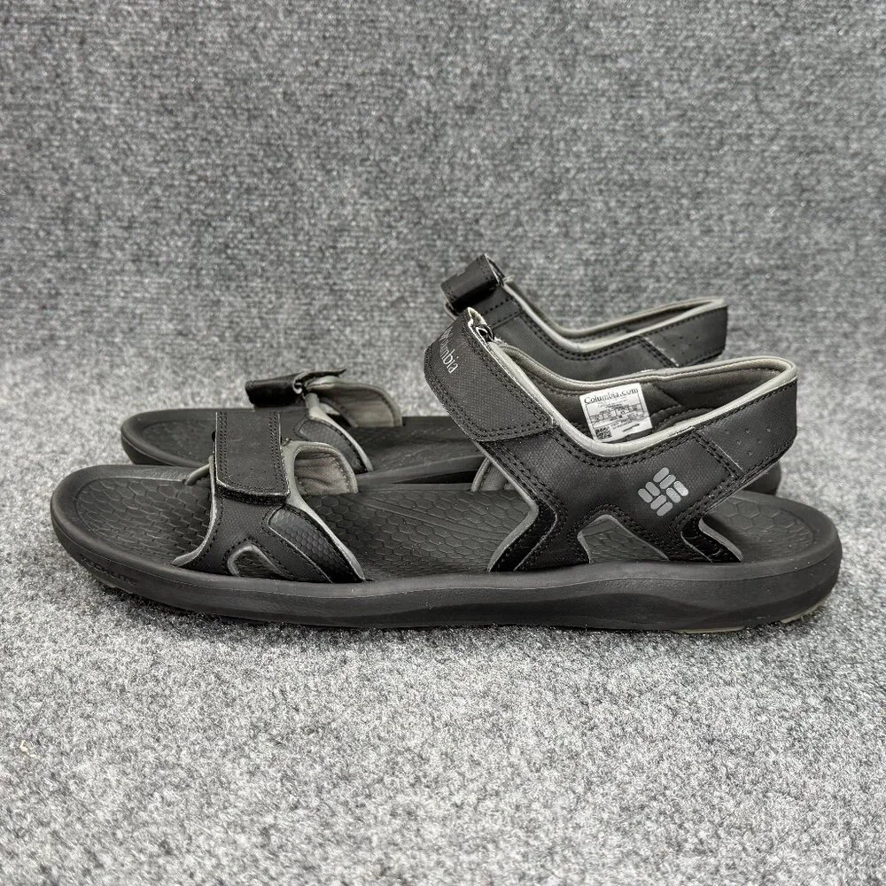 Columbia Riptide II Sandals Men Size 12 Black Athletic Outdoor Hiking Water Shoe